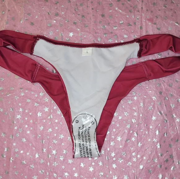 NEW LARGE ROSEWOOD 2 PIECE SWIMSUIT POPULAR BRAND REMOVALBLE PADS HALTER BIKINI - Picture 10 of 13
